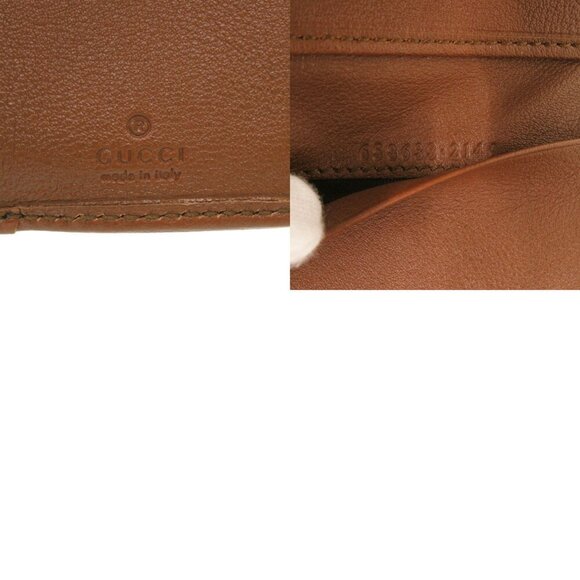 GUCCI Brown Leather Bamboo Wallet - Picture 8 of 8